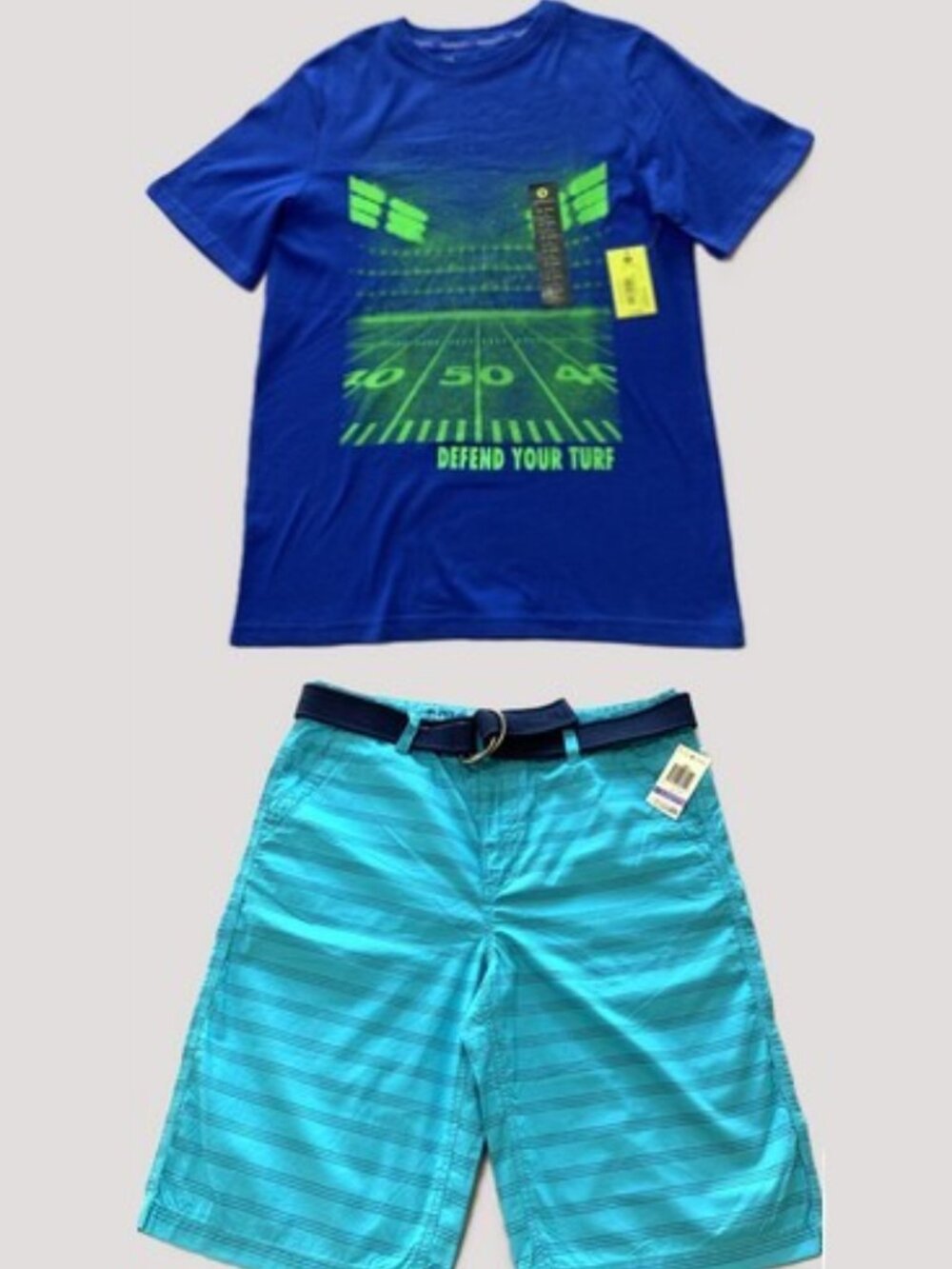 Brand New Boys/Youth Epic Threads Shorts Xersion Short Sleeves Tee Size 18/20
